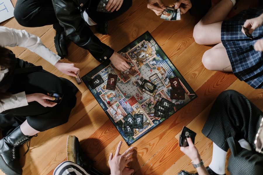 Jugadores cooperativos en juego de mesa