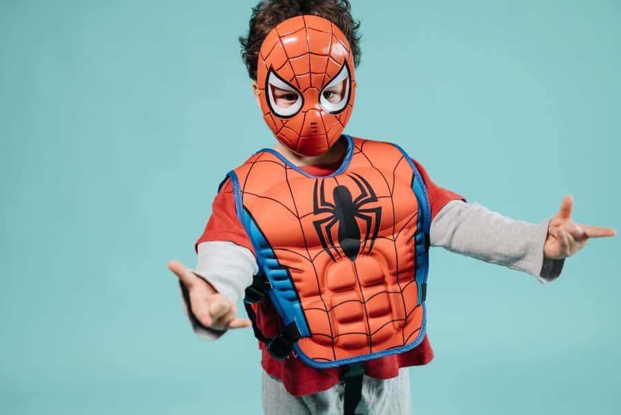 Disfraz resistente de Spiderman para niños