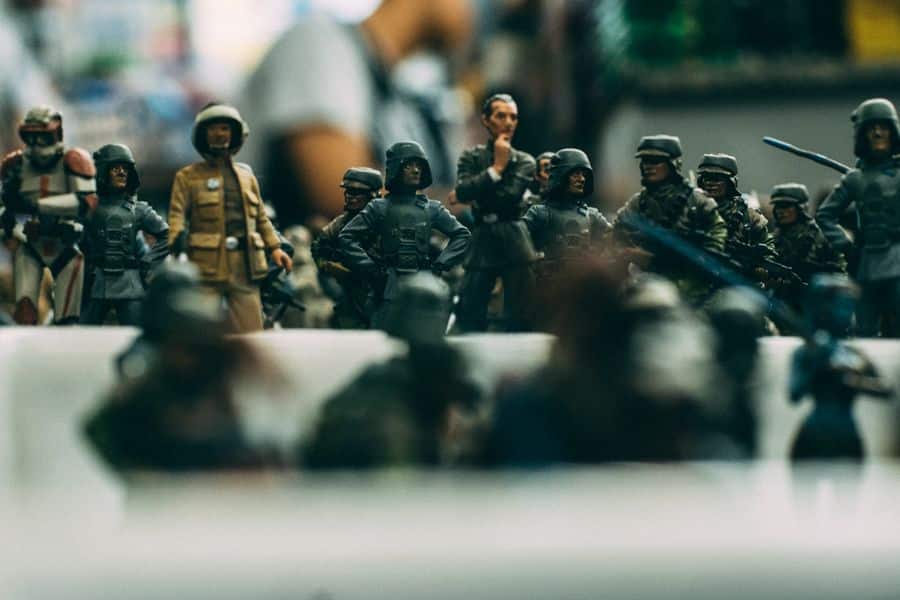 Figuras militares articuladas coleccionables