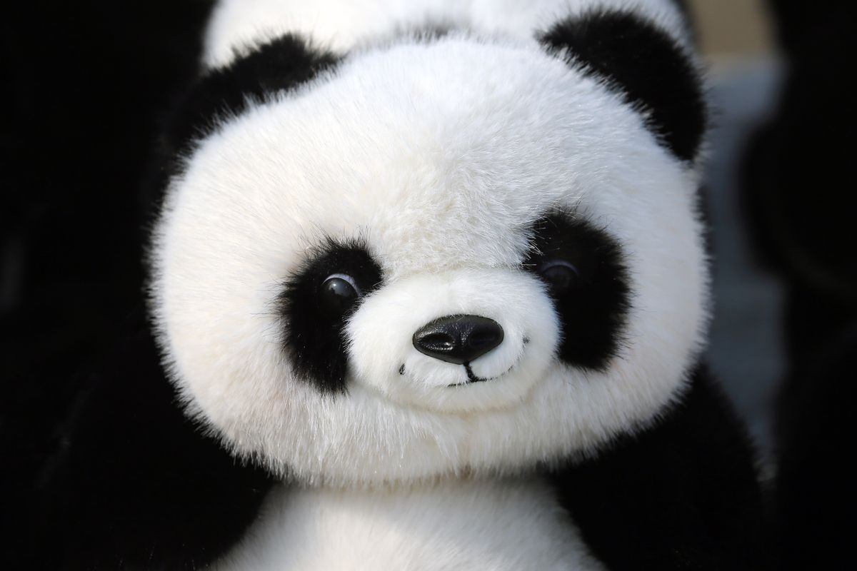 Peluche realista de panda para niños