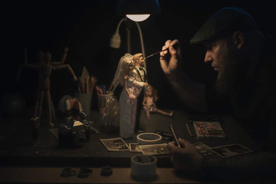 Figuritas de novios artesanales